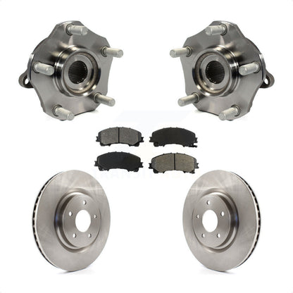 Hub Bearing Assembly Disc Brake Rotors And Pads Front Kit For Nissan Rogue
