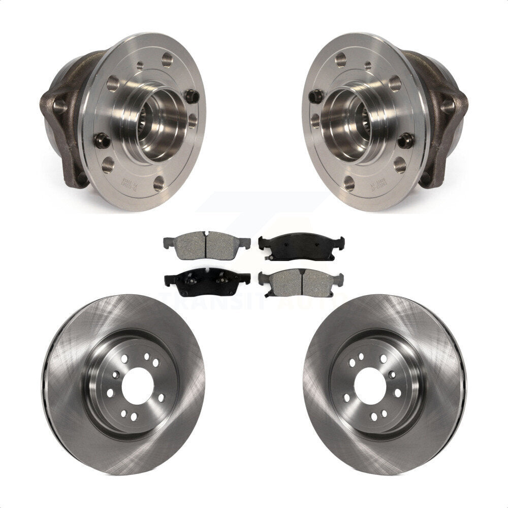 Hub Bearing Disc Brake Rotor Pads Front Kit For Mercedes-Benz ML350 GLE350 ML250