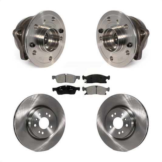Hub Bearing Disc Brake Rotor Pads Front Kit For Mercedes-Benz ML350 GLE350 ML250