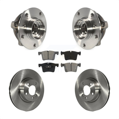 Hub Bearing Assembly Disc Brake Rotors And Pads Front Kit For BMW X3 X4