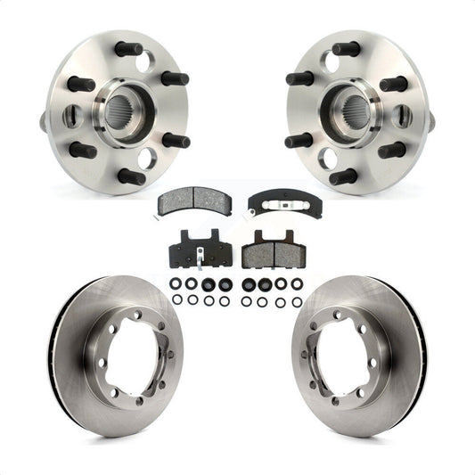 Hub Bearing Disc Brake Rotor Pad Front Kit For 1994 K1500 Suburban Chevrolet GMC