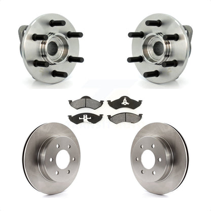 Hub Bearing Assembly Disc Brake Rotor And Pad Front Kit For Dodge Dakota Durango