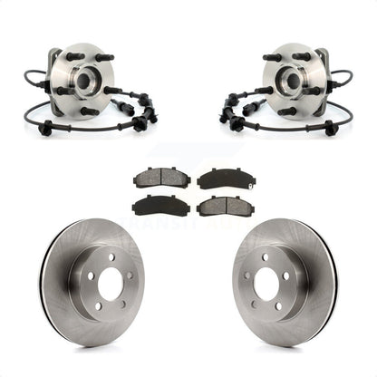 Hub Bearing Assembly Brake Rotor Pad Front Kit For Ford Ranger Mazda B4000 B3000