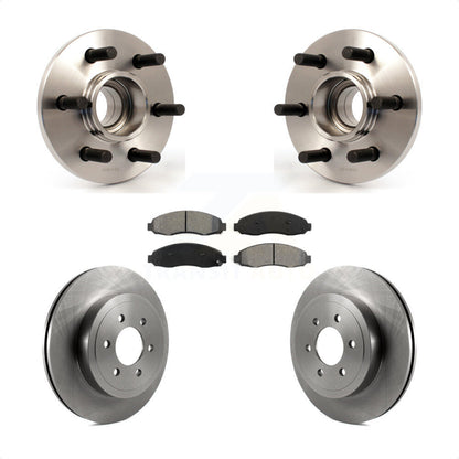 Hub Bearing Disc Brake Rotor Pad Front Kit For Dodge Dakota RWD with 2-Wheel ABS