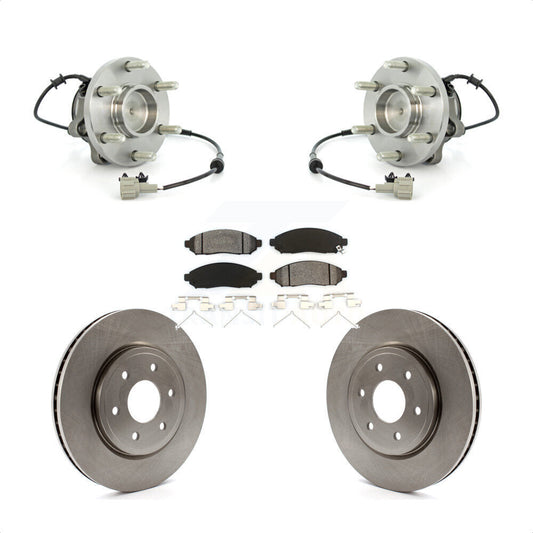 Hub Bearing Disc Brake Rotor Pad Front Kit For Nissan Frontier Pathfinder Xterra