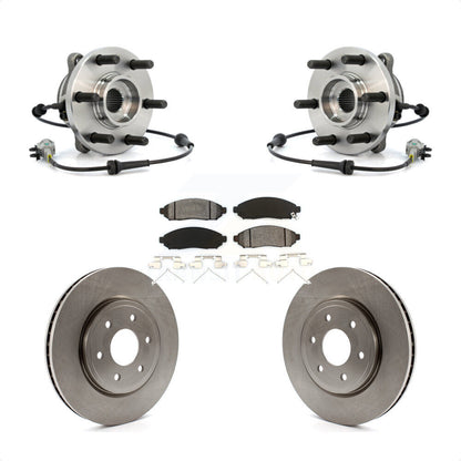 Hub Bearing Disc Brake Rotor Pad Front Kit For Nissan Frontier Pathfinder Xterra