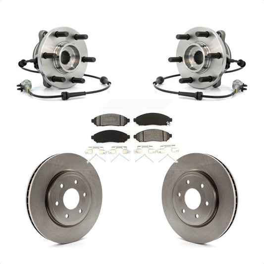 Hub Bearing Disc Brake Rotor Pad Front Kit For Nissan Frontier Pathfinder Xterra