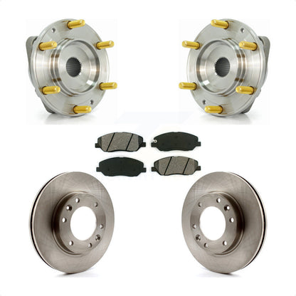 Hub Bearing Assembly Brake Rotor Pads Front Kit For Kia Sedona Hyundai Entourage