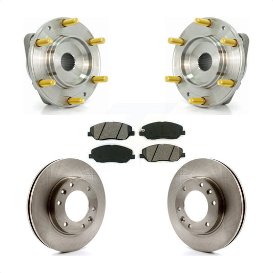 Hub Bearing Assembly Brake Rotor Pads Front Kit For Kia Sedona Hyundai Entourage