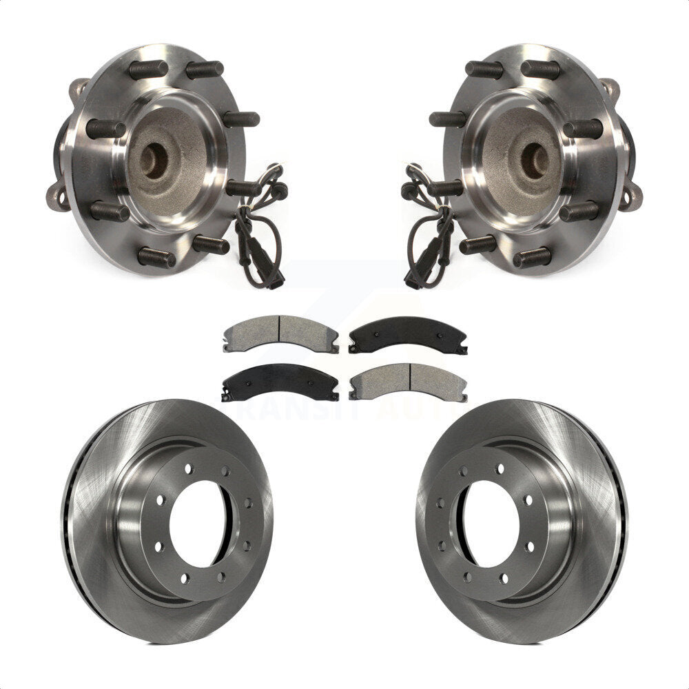 Hub Bearing Brake Rotor Pads Front Kit For 2012-2021 Nissan NV2500 NV3500 NV1500