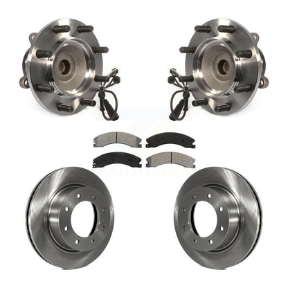 Hub Bearing Brake Rotor Pads Front Kit For 2012-2021 Nissan NV2500 NV3500 NV1500