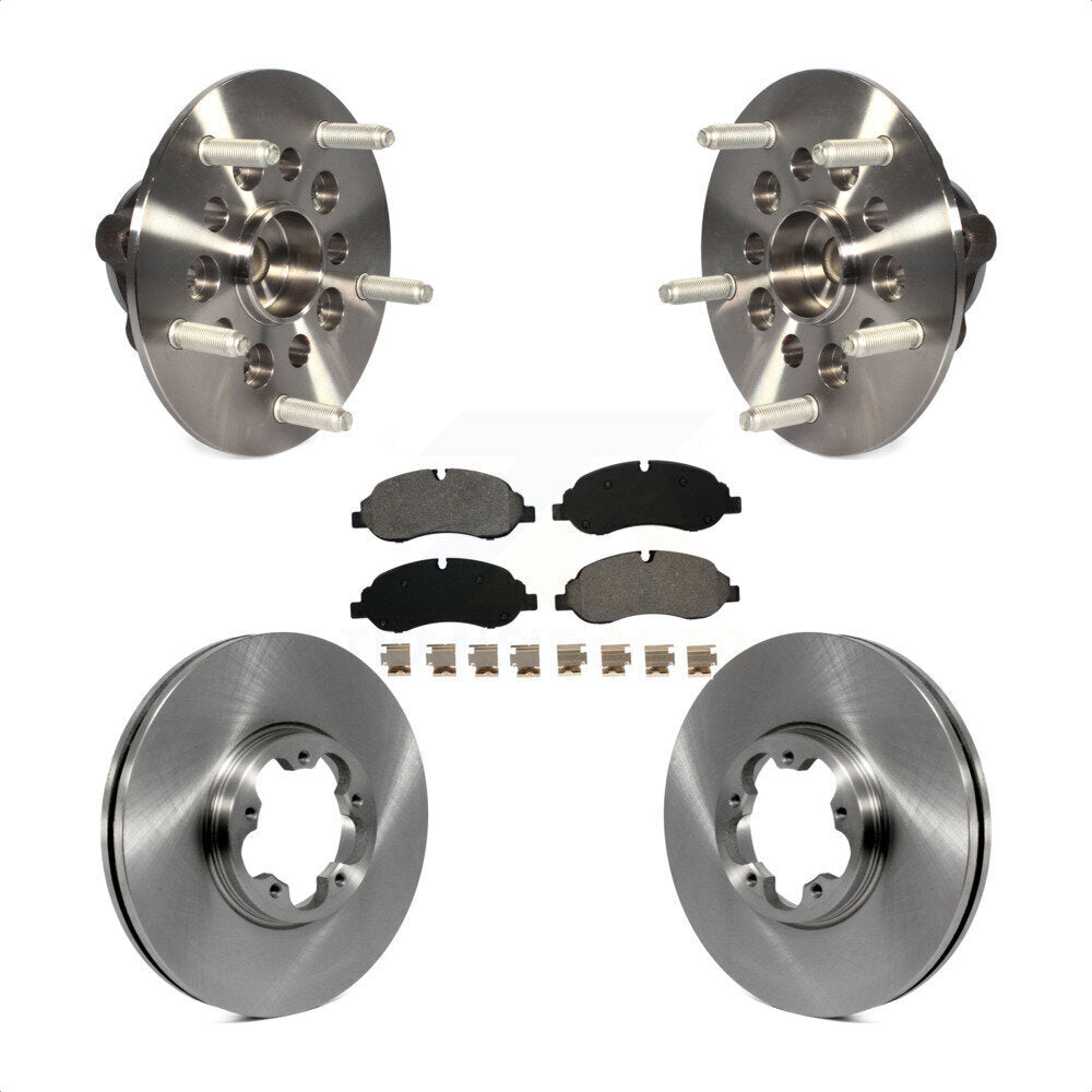 Hub Bearing Assembly Brake Rotor Pads Front Kit For Ford Transit-250 Transit-150