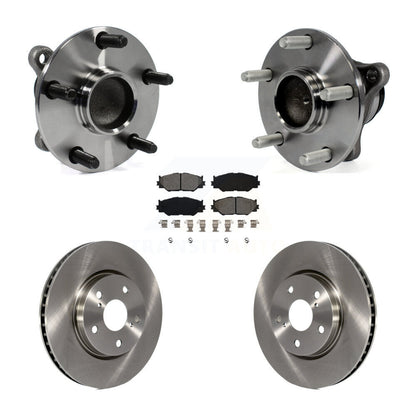 Hub Bearing Assembly Disc Brake Rotors And Pads Front Kit For Lexus IS250 RWD