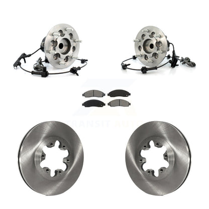 Hub Bearing Disc Brake Rotor Pad Front Kit For Chevrolet Colorado GMC Canyon RWD