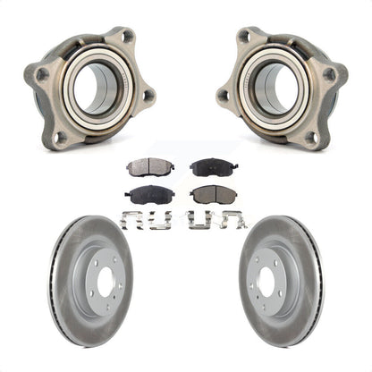 Wheel Bearing Coat Brake Rotor Pad Front Kit For INFINITI G35 AWD Module