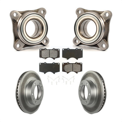 Wheel Bearing Coated Disc Brake Rotor Pad Front Kit For Toyota Tacoma 4Runner FJ