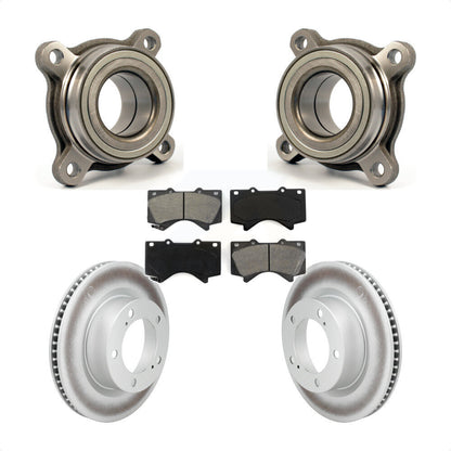 Wheel Bearing Coat Brake Rotor Pad Front Kit For Lexus LX570 Toyota Land Cruiser