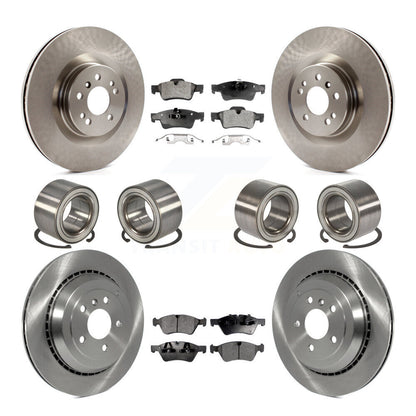 Bearing Disc Brake Rotor Pad Front Rear Kit (10Pc) For Mercedes-Benz GL350 GL320