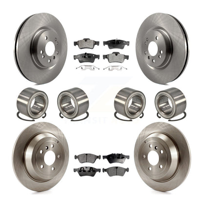Bearing Brake Rotor Pad Front Rear Kit (10Pc) For Mercedes-Benz ML350 ML320 R350