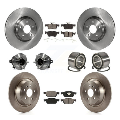 Hub Bearing Brake Rotor & Pads Front Rear Kit (10Pc) For Ford Escape Lincoln MKC
