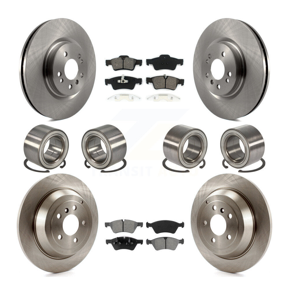 Bearing Brake Rotor Pads Front Rear Kit (10Pc) For 2010-2011 Mercedes-Benz ML450