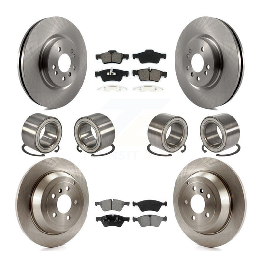 Bearing Brake Rotor Pads Front Rear Kit (10Pc) For 2010-2011 Mercedes-Benz ML450