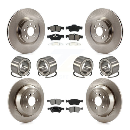 Bearing Disc Brake Rotors And Pads Front Rear Kit (10Pc) For Mercedes-Benz ML320