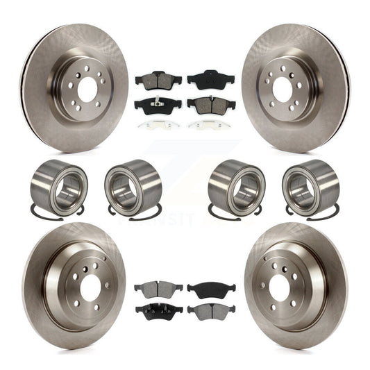 Bearing Disc Brake Rotors And Pads Front Rear Kit (10Pc) For Mercedes-Benz ML320