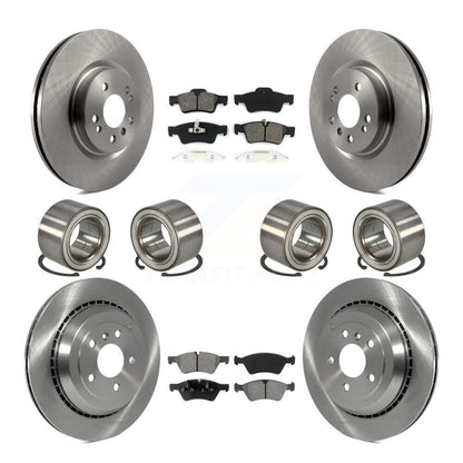 Bearing Disc Brake Rotor Pads Front Rear Kit (10Pc) For Mercedes-Benz ML500 R350