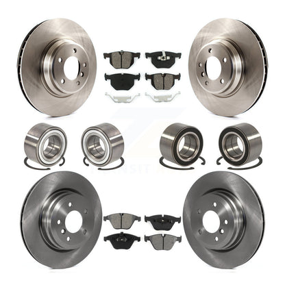 Bearing Disc Brake Rotor And Pad Front Rear Kit (10Pc) For BMW 335i xDrive 335xi