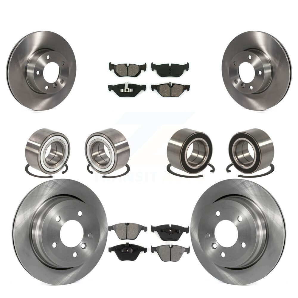 Bearing Disc Brake Rotor And Pad Front Rear Kit (10Pc) For BMW 328i xDrive 328xi