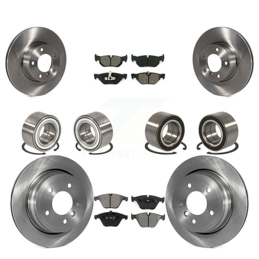 Bearing Disc Brake Rotor And Pad Front Rear Kit (10Pc) For BMW 328i xDrive 328xi