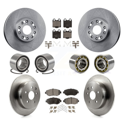 Bearing Disc Brake Rotor And Pad Front Rear Kit (10Pc) For 2001-2005 Lexus IS300
