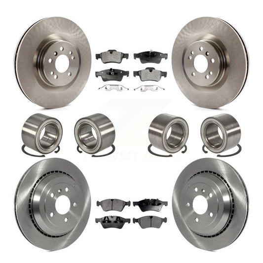 Bearing Disc Brake Rotor Pad Front Rear Kit (10Pc) For Mercedes-Benz GL350 GL320