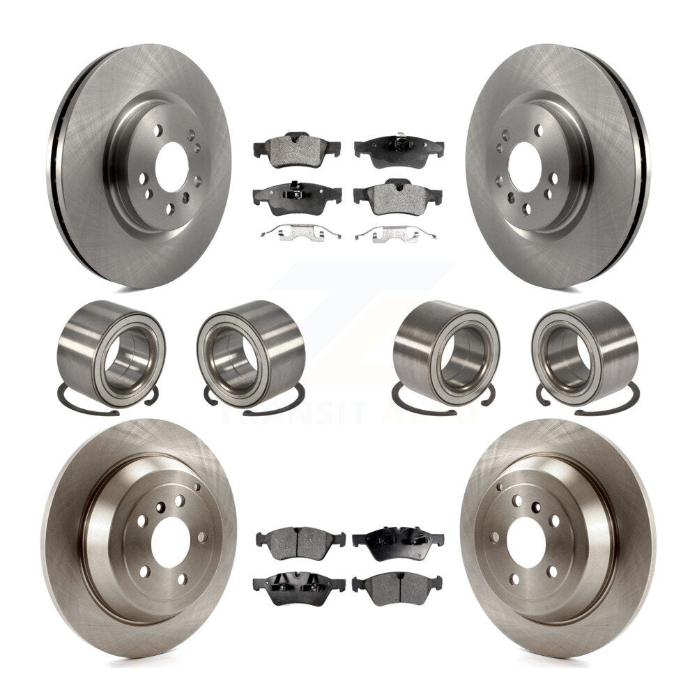 Bearing Brake Rotor Pads Front Rear Kit (10Pc) For 2010-2011 Mercedes-Benz ML450