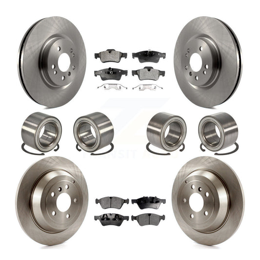 Bearing Brake Rotor Pads Front Rear Kit (10Pc) For 2010-2011 Mercedes-Benz ML450