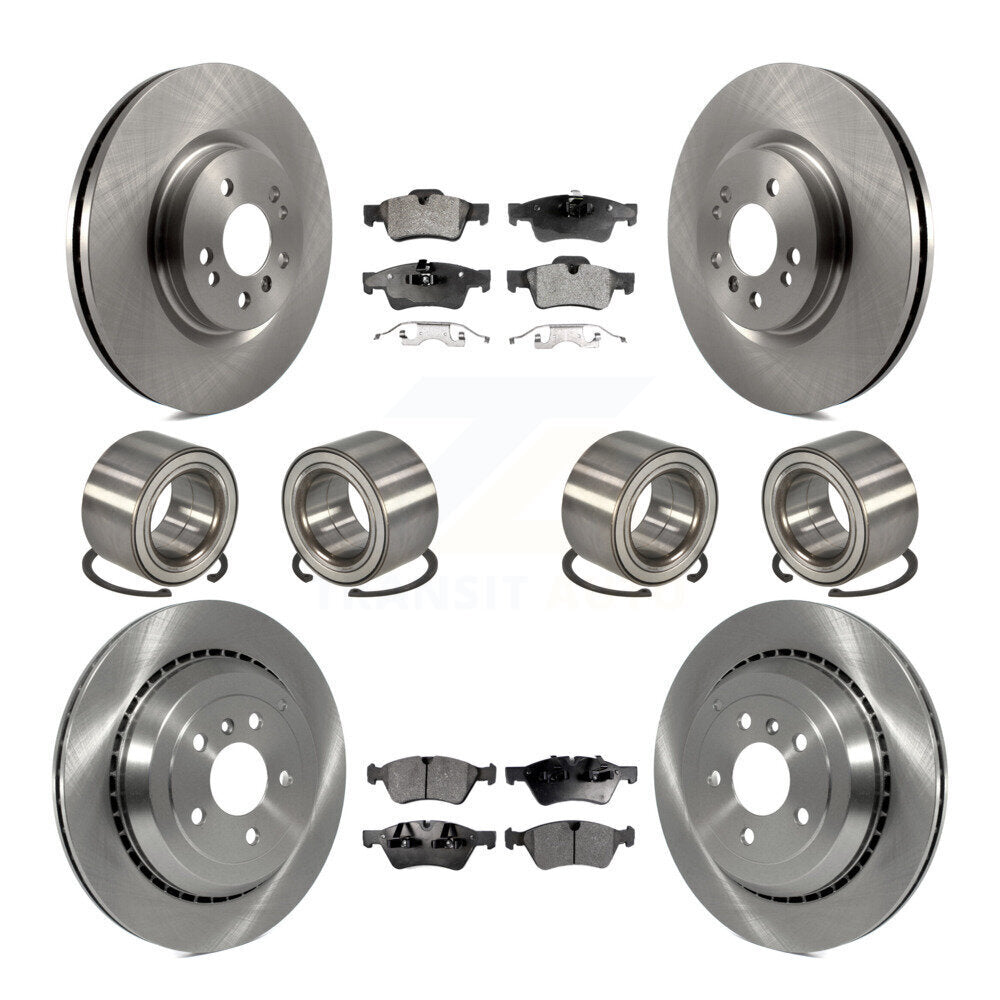 Bearing Disc Brake Rotor Pads Front Rear Kit (10Pc) For Mercedes-Benz ML500 R350
