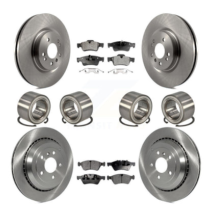 Bearing Disc Brake Rotor Pads Front Rear Kit (10Pc) For Mercedes-Benz ML500 R350