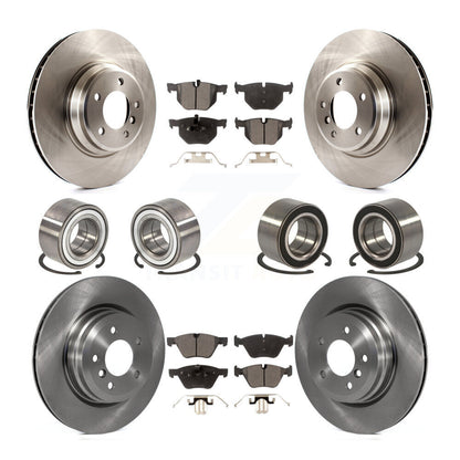 Wheel Bearing Disc Brake Rotor And Pads Front Rear Kit (10Pc) For 2007 BMW 335xi
