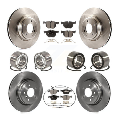 Bearing Disc Brake Rotor And Pad Front Rear Kit (10Pc) For BMW 335i xDrive 335xi