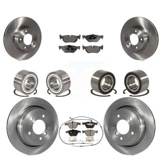 Bearing Disc Brake Rotor And Pad Front Rear Kit (10Pc) For BMW 328i xDrive 328xi