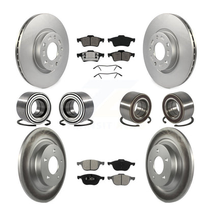 Bearing Coated Brake Rotor & Pad Front Rear Kit (10Pc) For 2006 Mazda 5 To 02 06