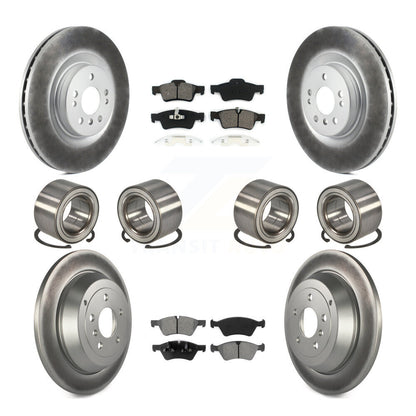 Bearing Coated Brake Rotor And Pad Front Rear Kit (10Pc) For Mercedes-Benz ML320