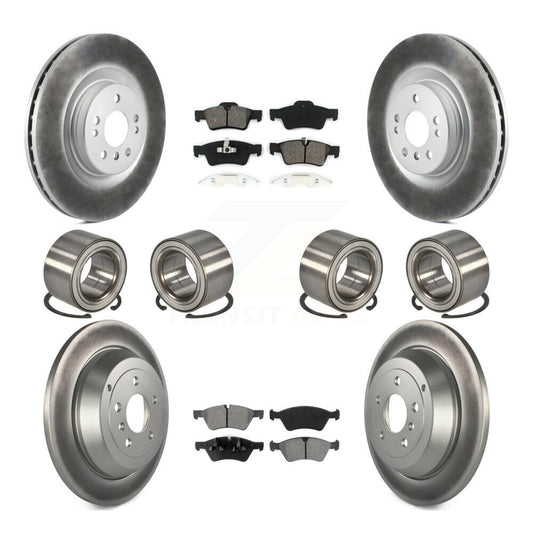 Bearing Coated Brake Rotor And Pad Front Rear Kit (10Pc) For Mercedes-Benz ML320