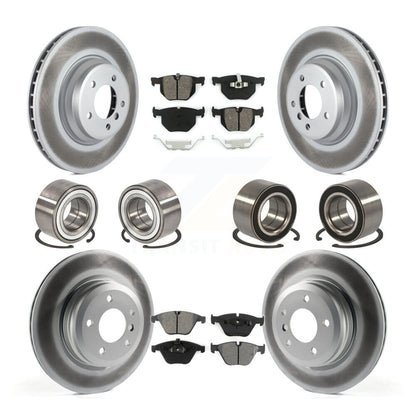 Bearing Coated Brake Rotor & Pad Front Rear Kit (10Pc) For BMW 335i xDrive 335xi