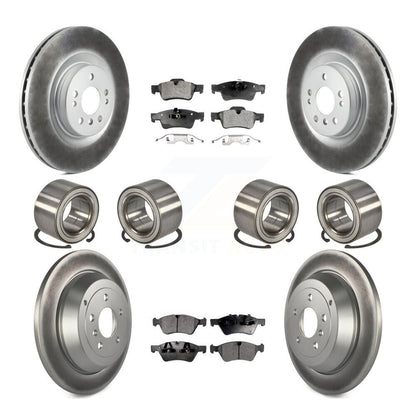 Bearing Coated Brake Rotor And Pad Front Rear Kit (10Pc) For Mercedes-Benz ML320