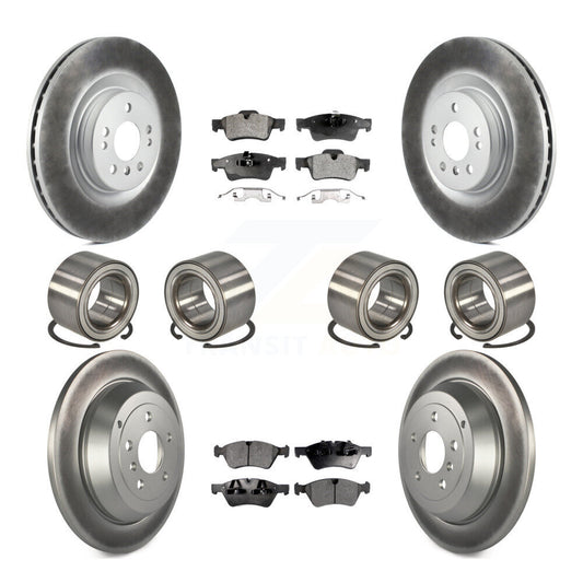 Bearing Coated Brake Rotor And Pad Front Rear Kit (10Pc) For Mercedes-Benz ML320