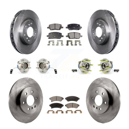Hub Bearing Brake Rotor Pads Front Rear Kit (10Pc) For Pontiac Montana Chevrolet