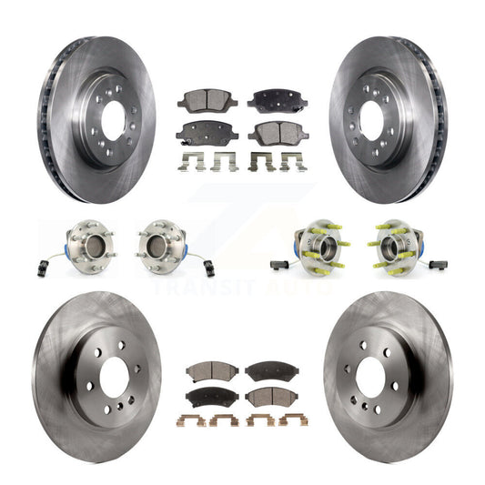 Hub Bearing Brake Rotor Pads Front Rear Kit (10Pc) For Pontiac Montana Chevrolet