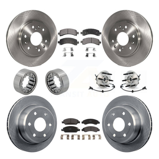 Hub Bearing Brake Rotor Pad Shoe Front Rear Kit (10Pc) For Chevrolet Express GMC